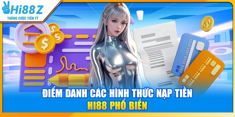 Điểm danh các hình thức nạp tiền Hi88 phổ biến