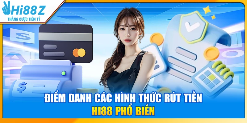 Điểm danh các hình thức rút tiền Hi88 phổ biến